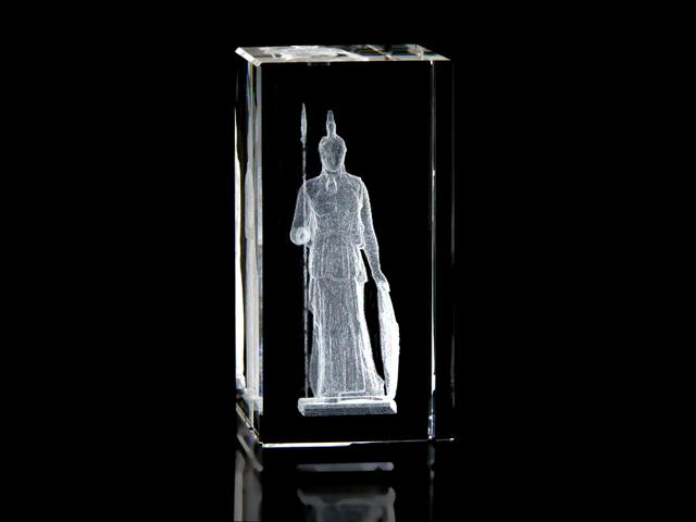 Crystal Greek Warrior