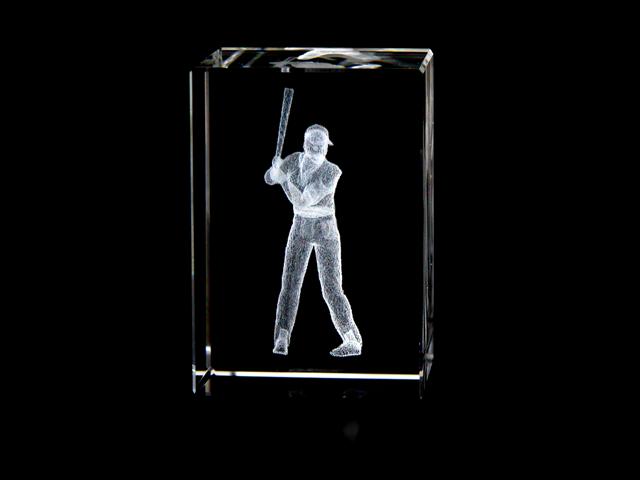 Crystal Baseball Player