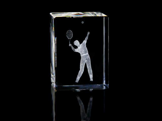 Crystal Tennis Player